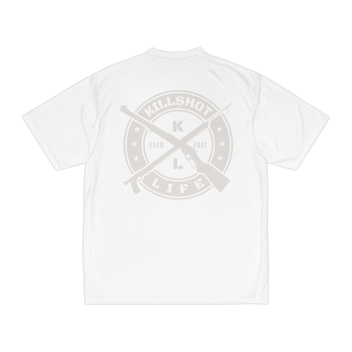 White KILLSHOT Life Men's Performance T-Shirt