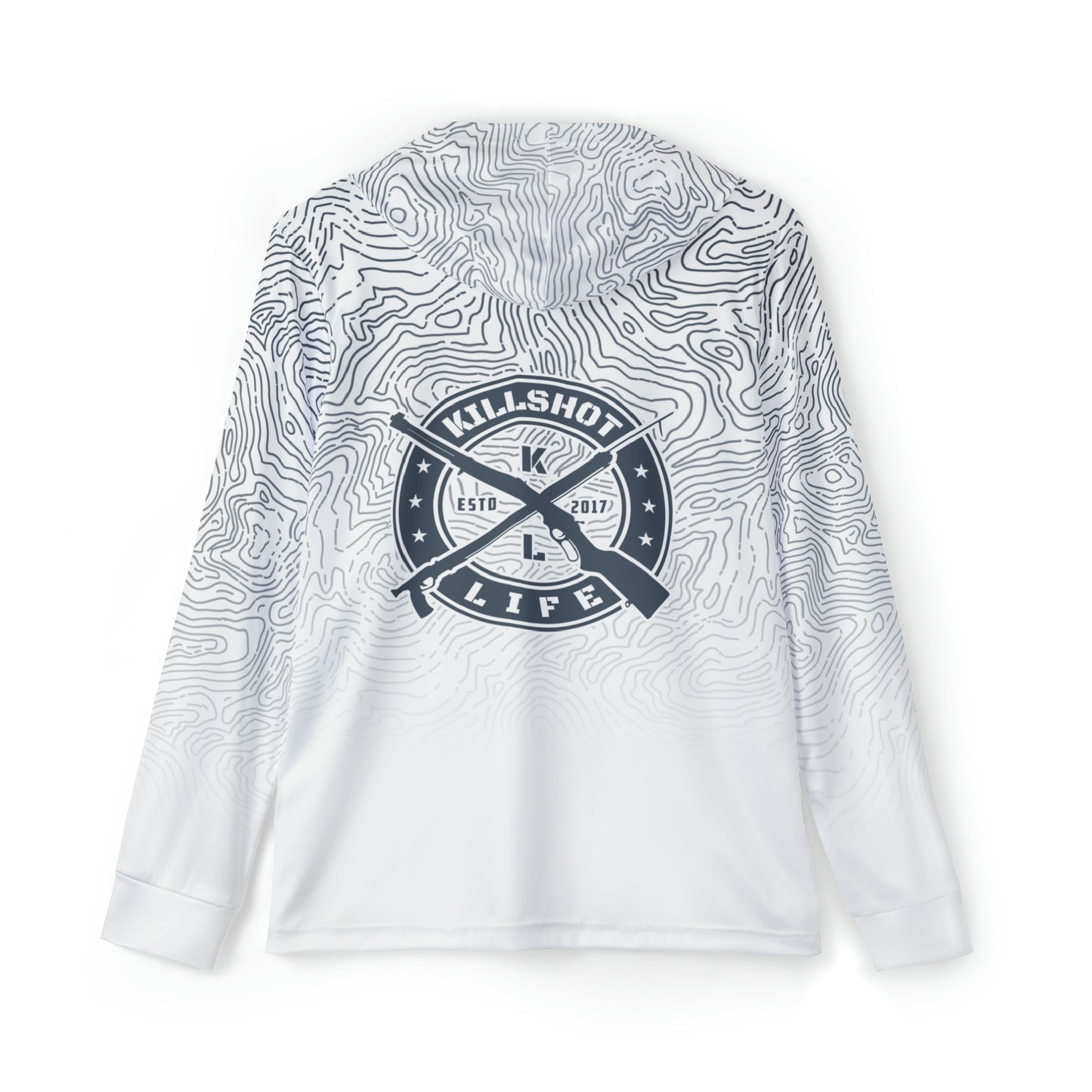 Spearfishing & Hunting UPF 50+ Sun Hoodie - Light Topo