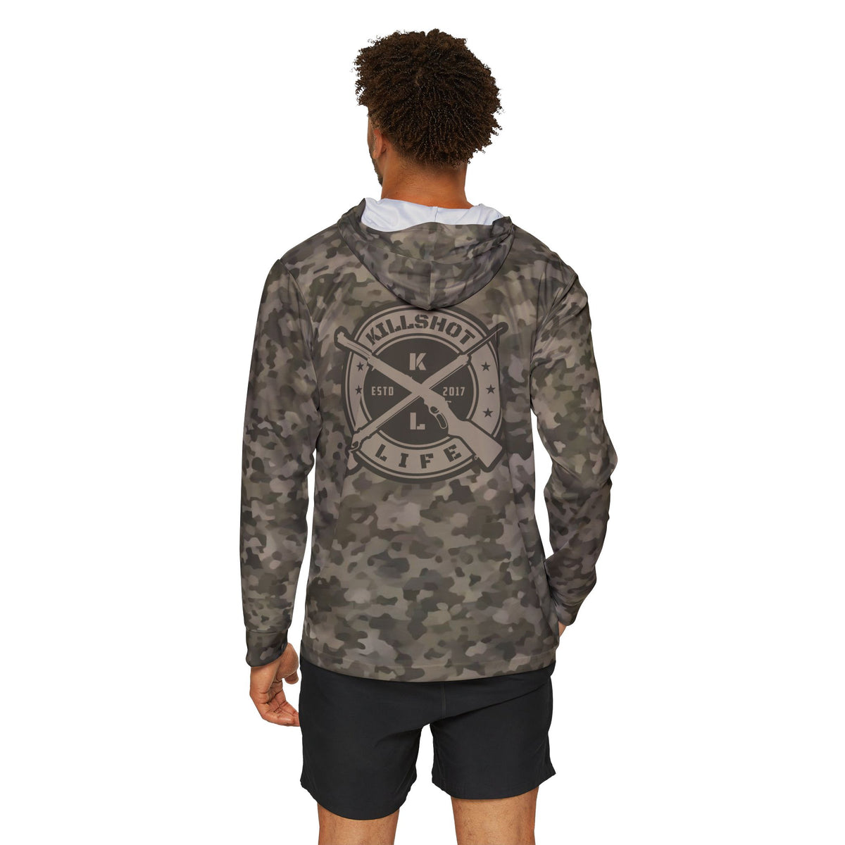 Hunt Good Don't Suck UPF 50+ Sun Hoodie - Dry Woods Camo
