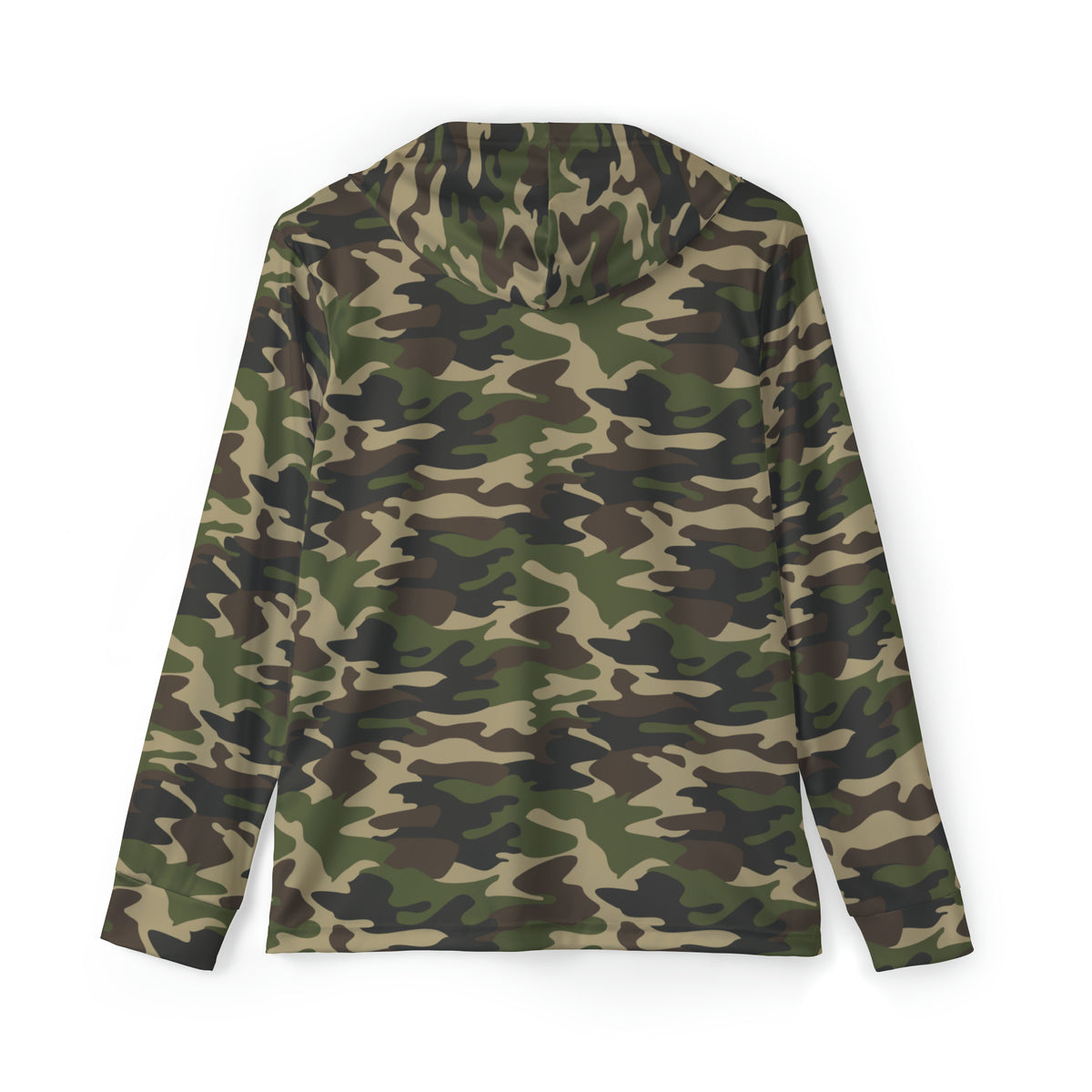 Spearfishing & Hunting UPF 50+ Sun Hoodie - Camo (Large Front Logo)