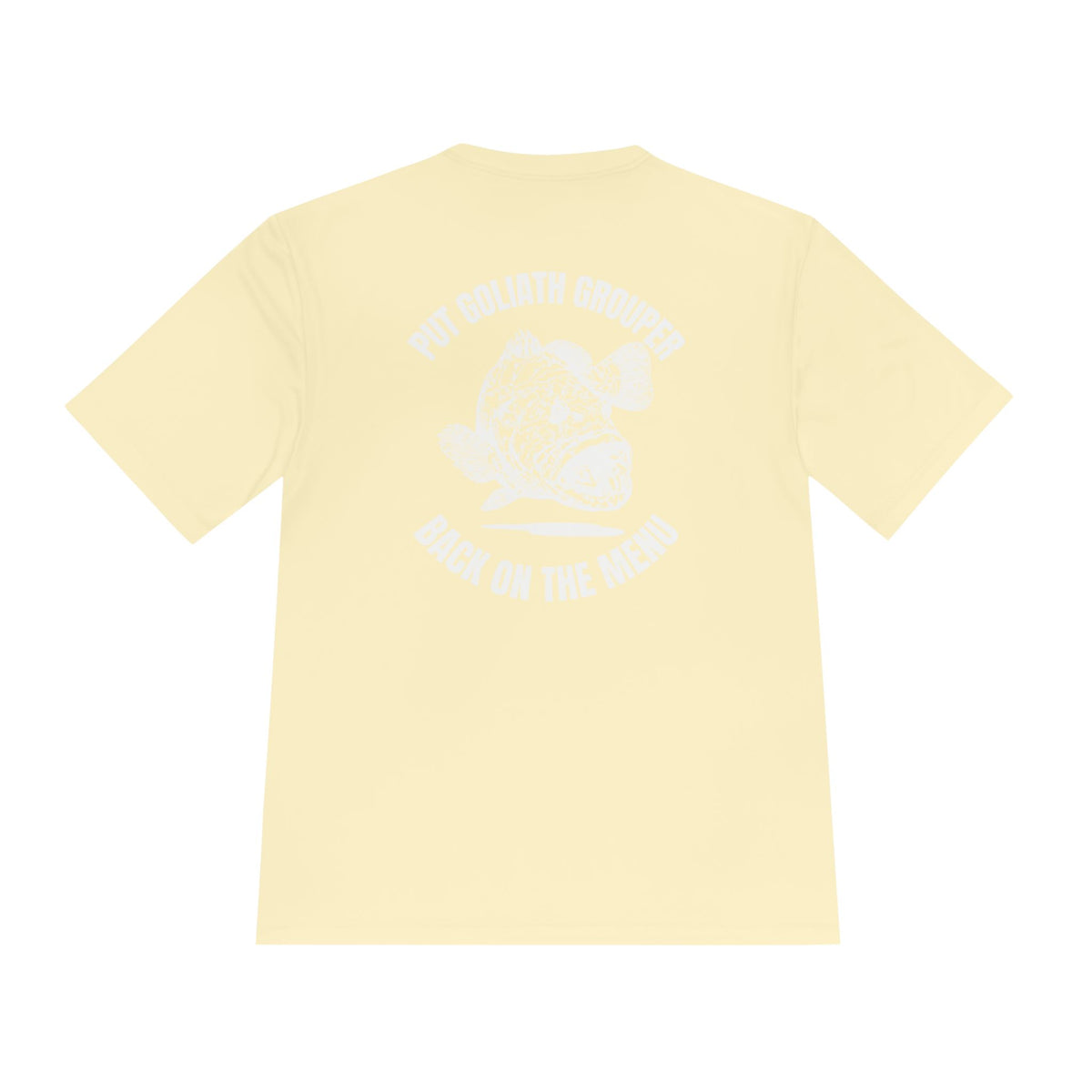 Moisture-Wicking Tee: Put Goliath Grouper Back On The Menu - Unisex