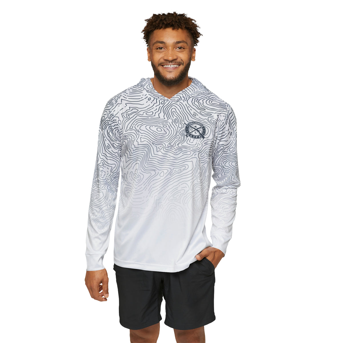 Spearfishing & Hunting UPF 50+ Sun Hoodie - Light Topo