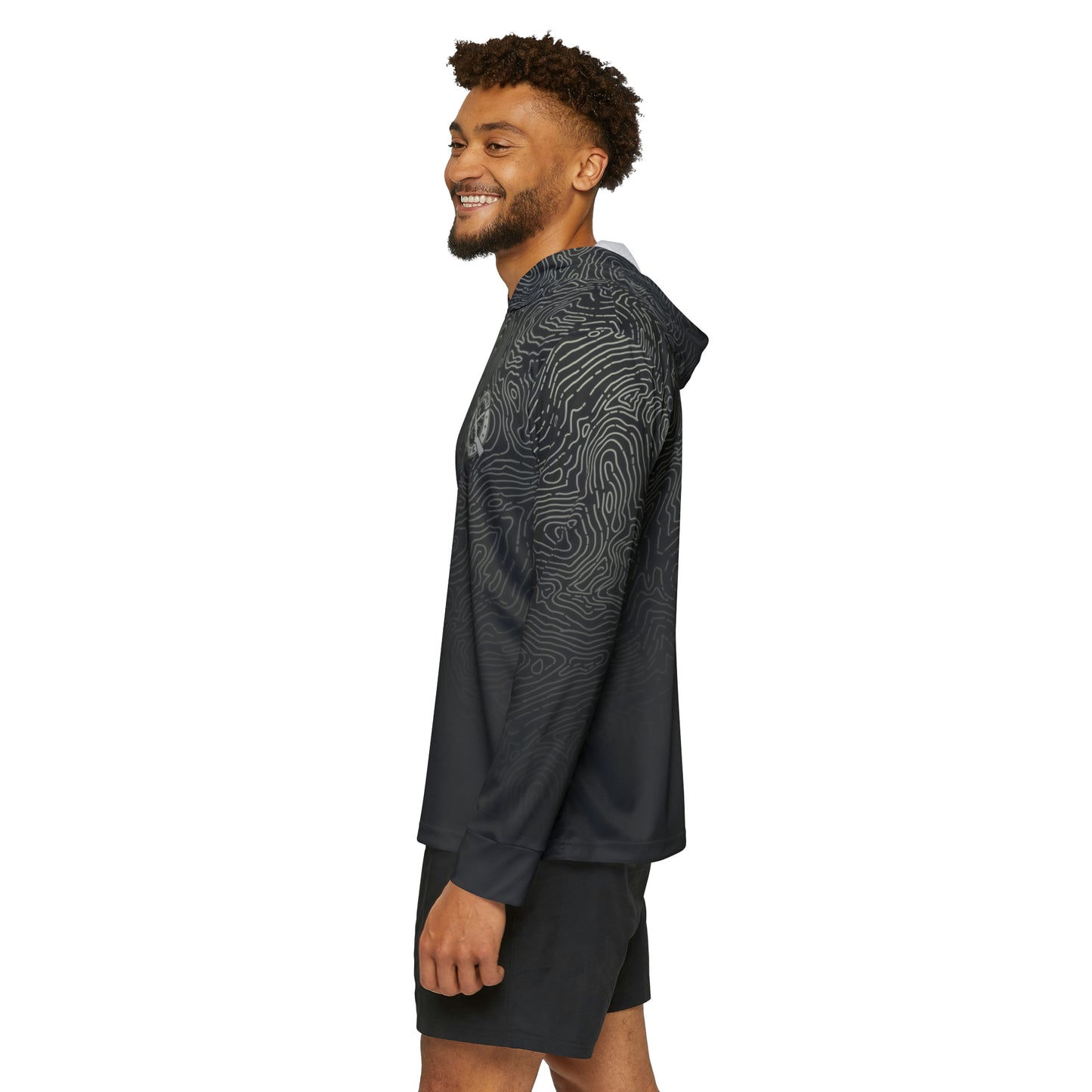Spearfishing & Hunting UPF 50+ Sun Hoodie - Dark Topo
