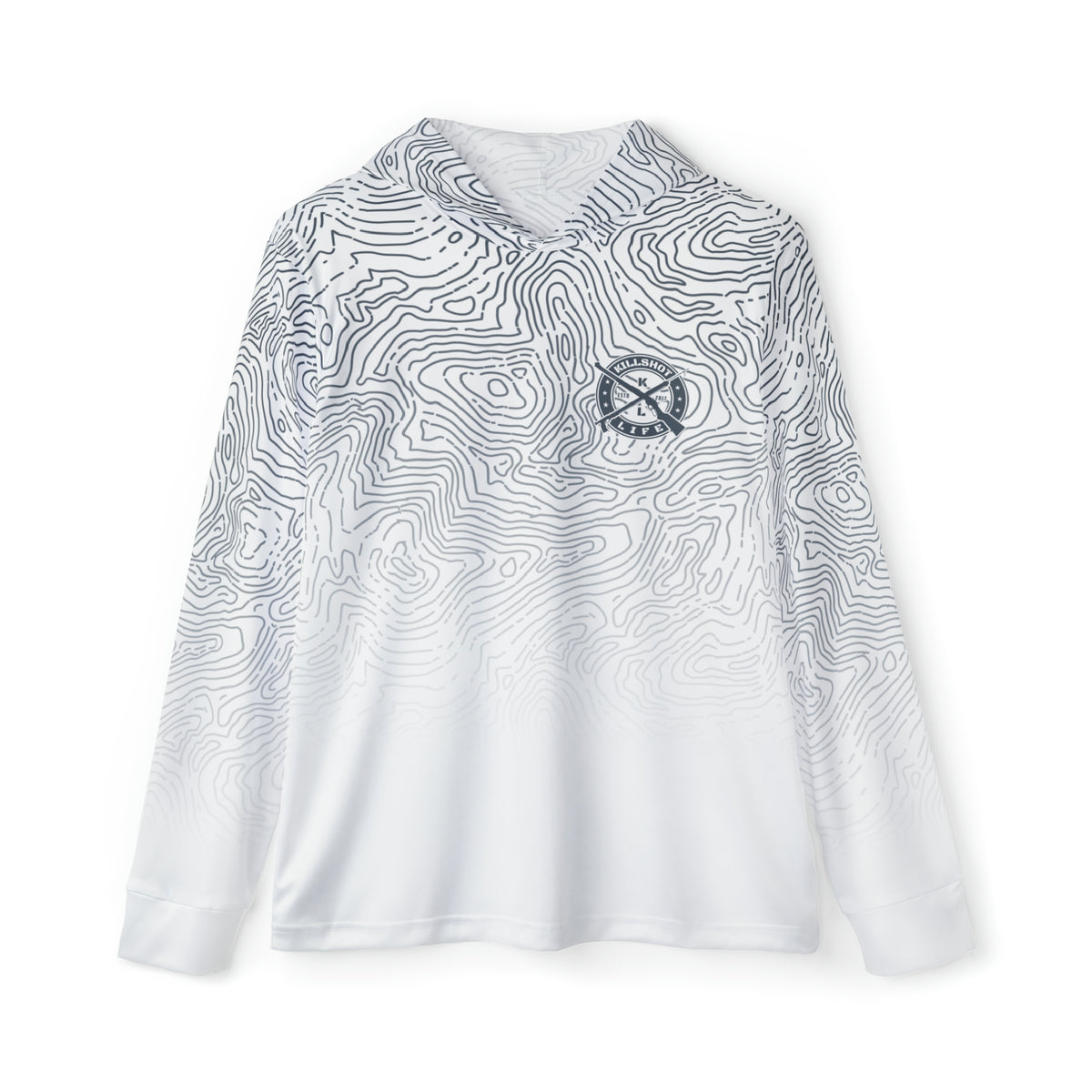 Spearfishing & Hunting UPF 50+ Sun Hoodie - Light Topo