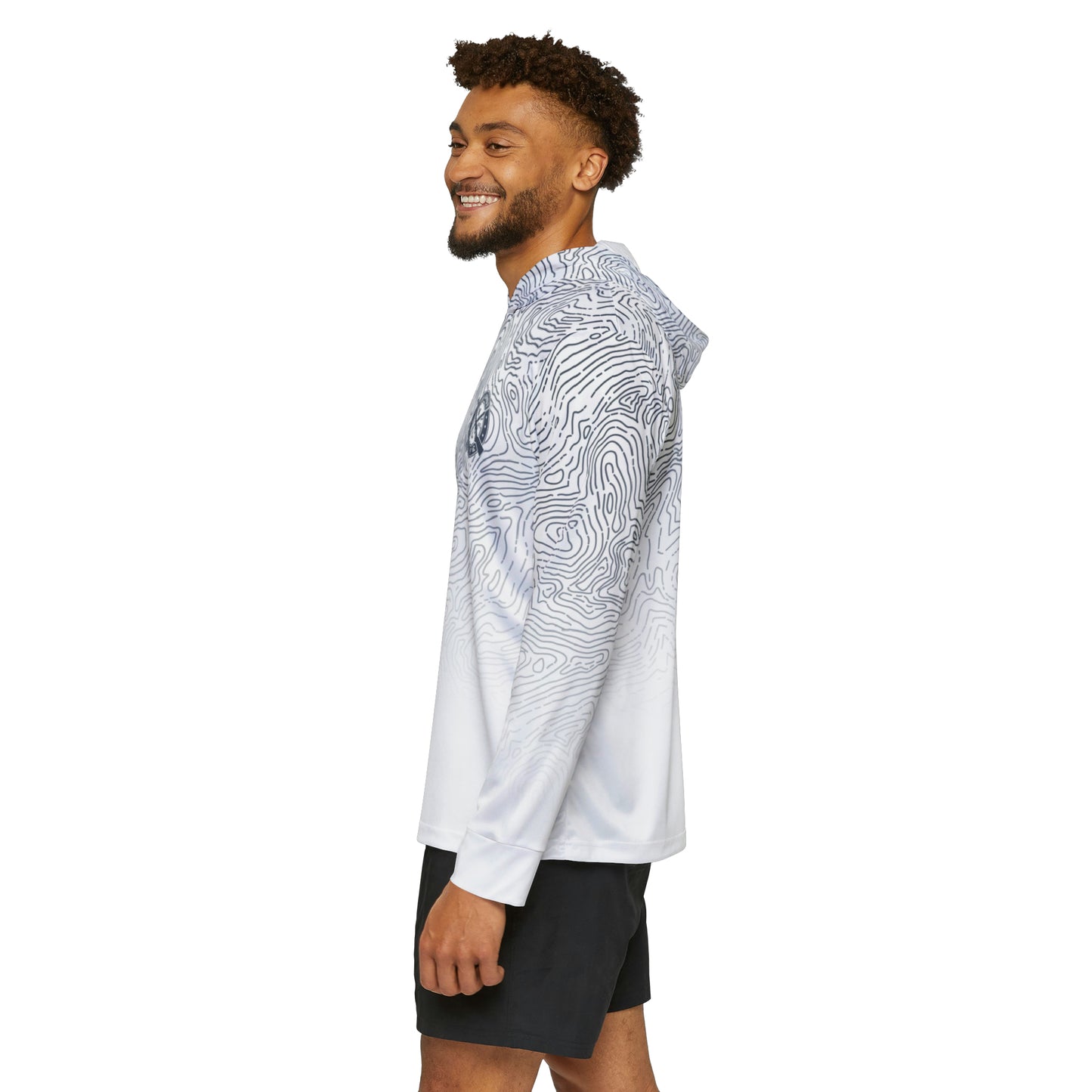 Spearfishing & Hunting UPF 50+ Sun Hoodie - Light Topo