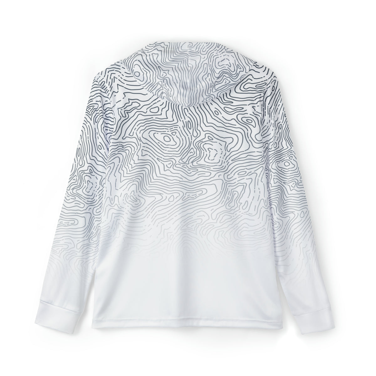 Spearfishing & Hunting UPF 50+ Sun Hoodie - Light Topo (Large Front Logo)