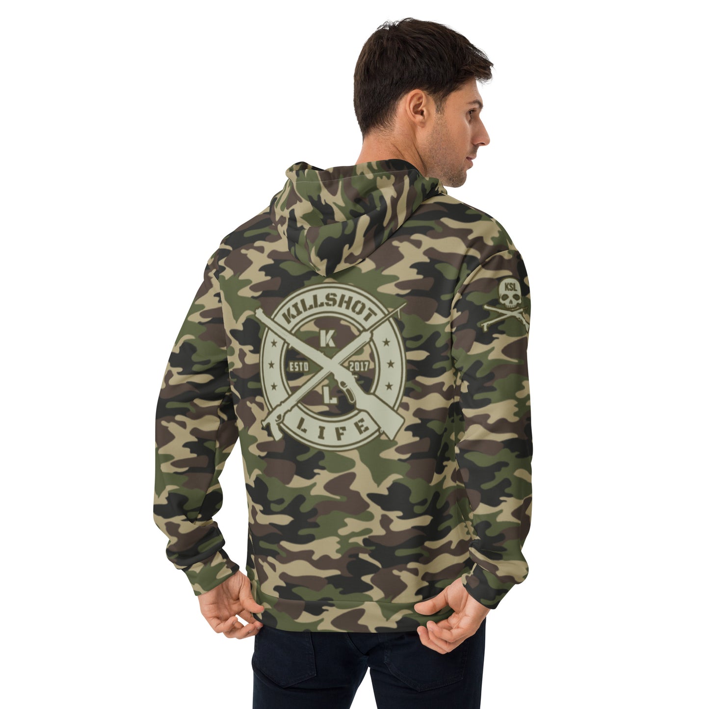 Unisex KILLSHOT Camo Hoodie (Dual Logo) - Camo Hunting Collection