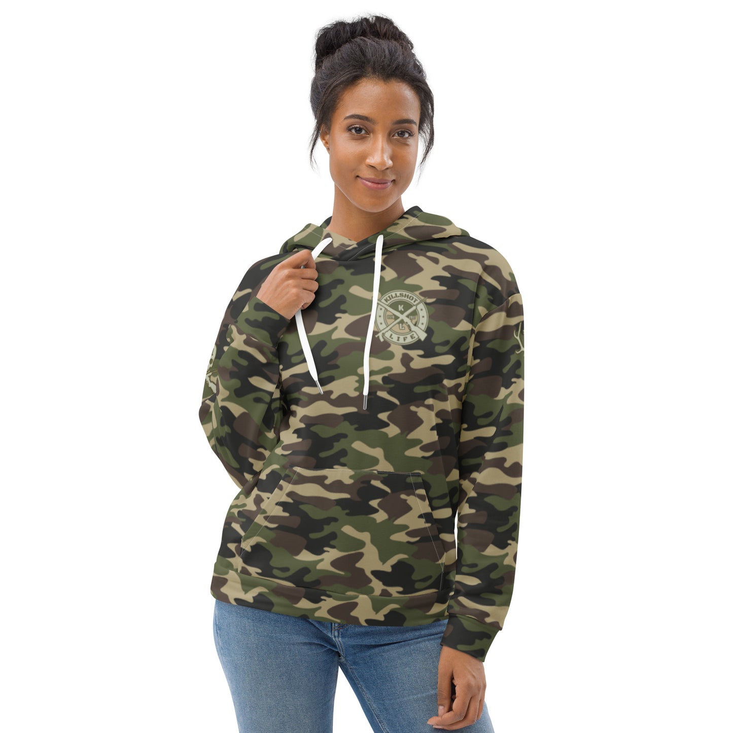 Unisex KILLSHOT Camo Hoodie (Dual Logo) - Camo Hunting Collection