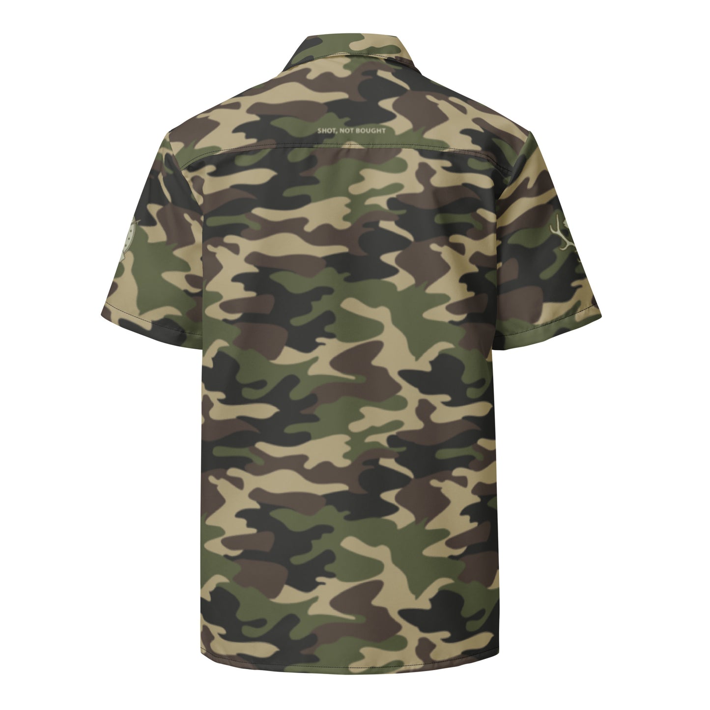 Unisex UPF Classic Camo Button Shirt