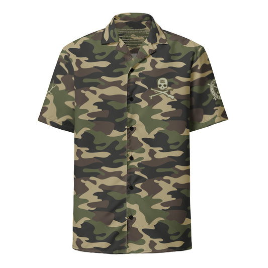 Unisex UPF Classic Camo Button Shirt