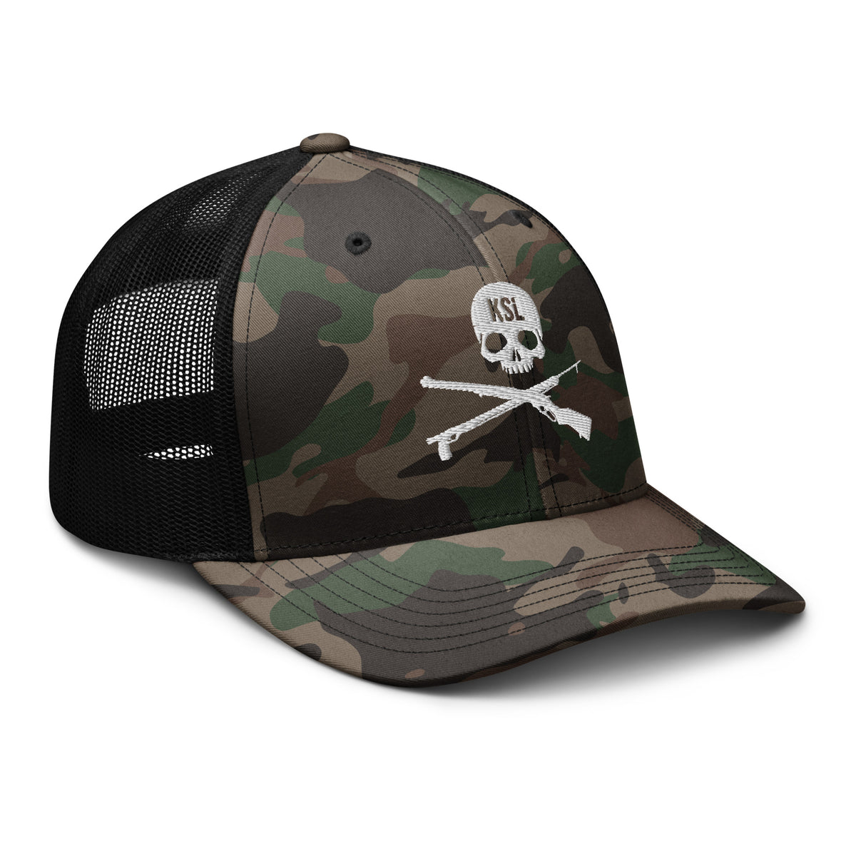 KILLSHOT Skull Camouflage Trucker Hat