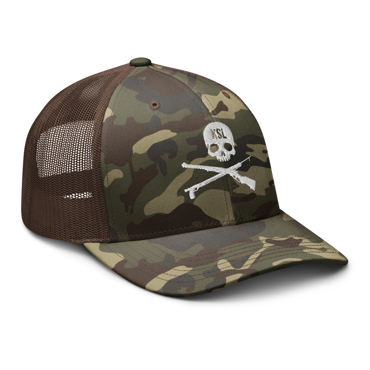KILLSHOT Skull Camouflage Trucker Hat