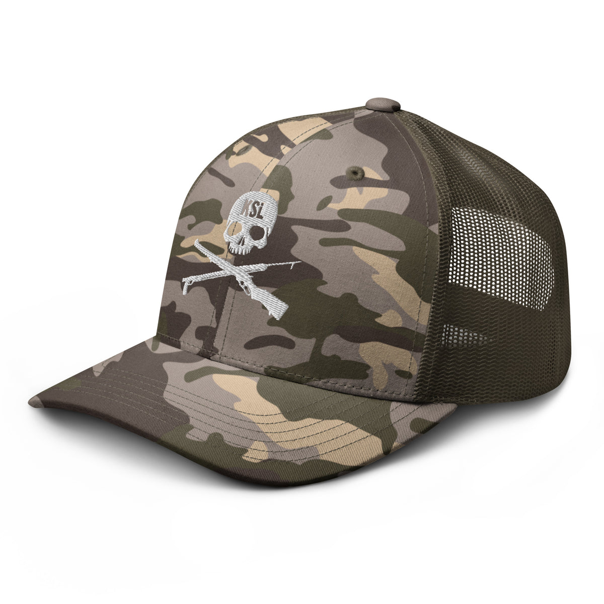 KILLSHOT Skull Camouflage Trucker Hat