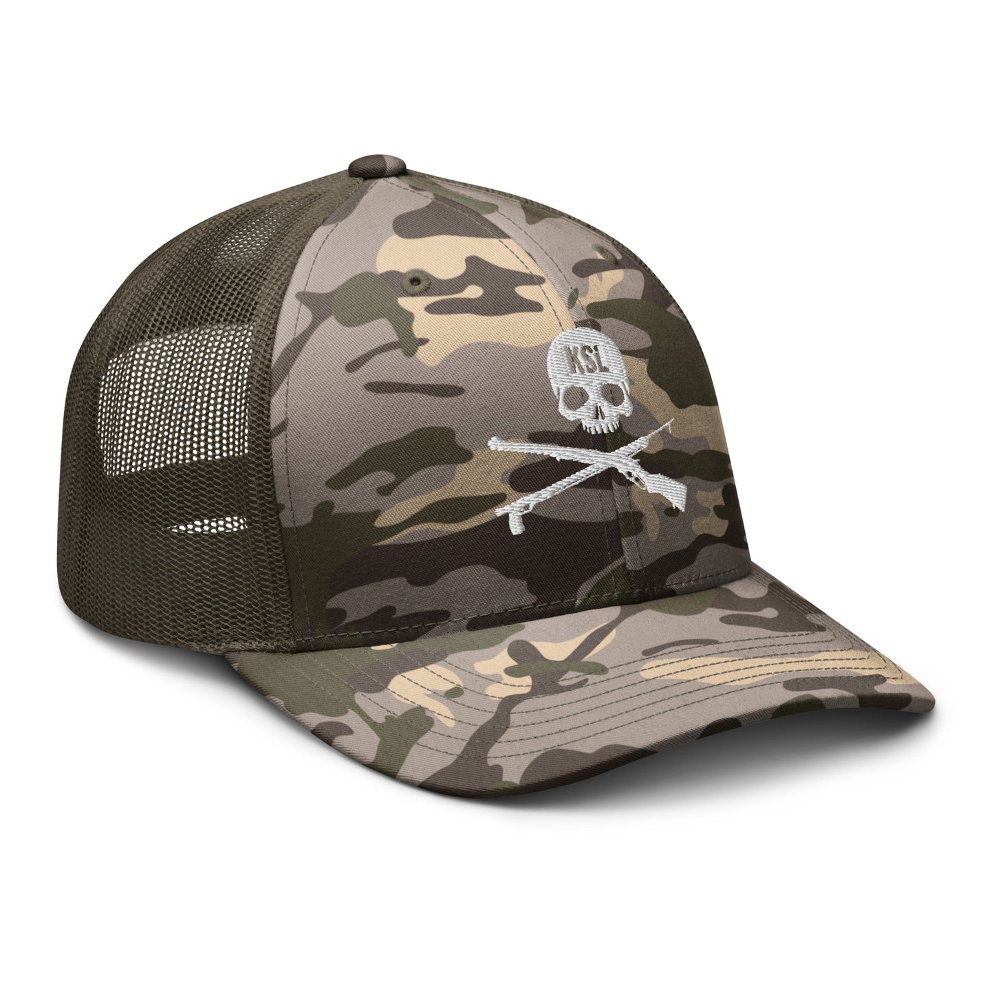 KILLSHOT Skull Camouflage Trucker Hat