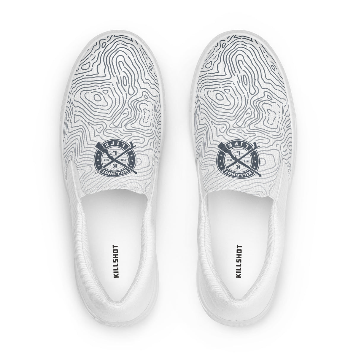 Men’s Slip-On Canvas Shoes - Light Topo
