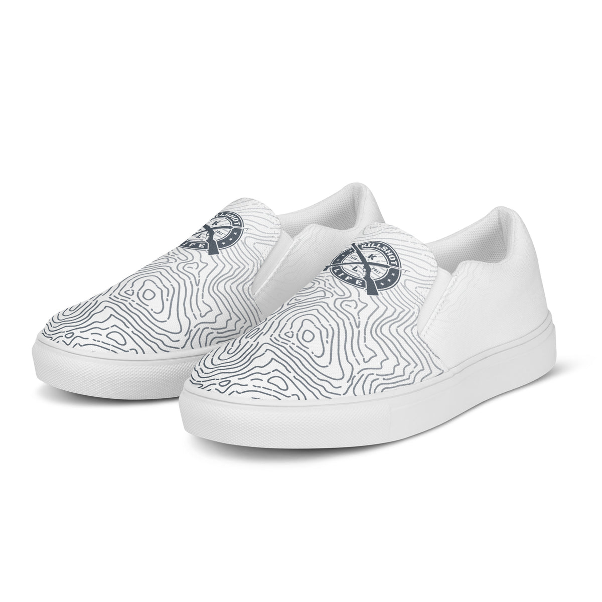 Men’s Slip-On Canvas Shoes - Light Topo