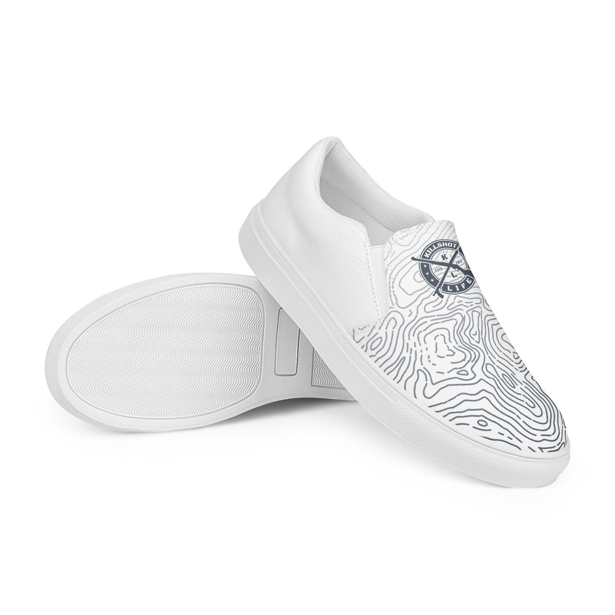 Men’s Slip-On Canvas Shoes - Light Topo