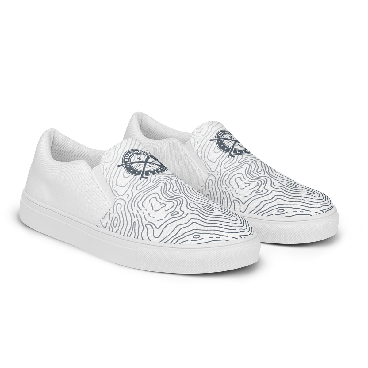 Men’s Slip-On Canvas Shoes - Light Topo