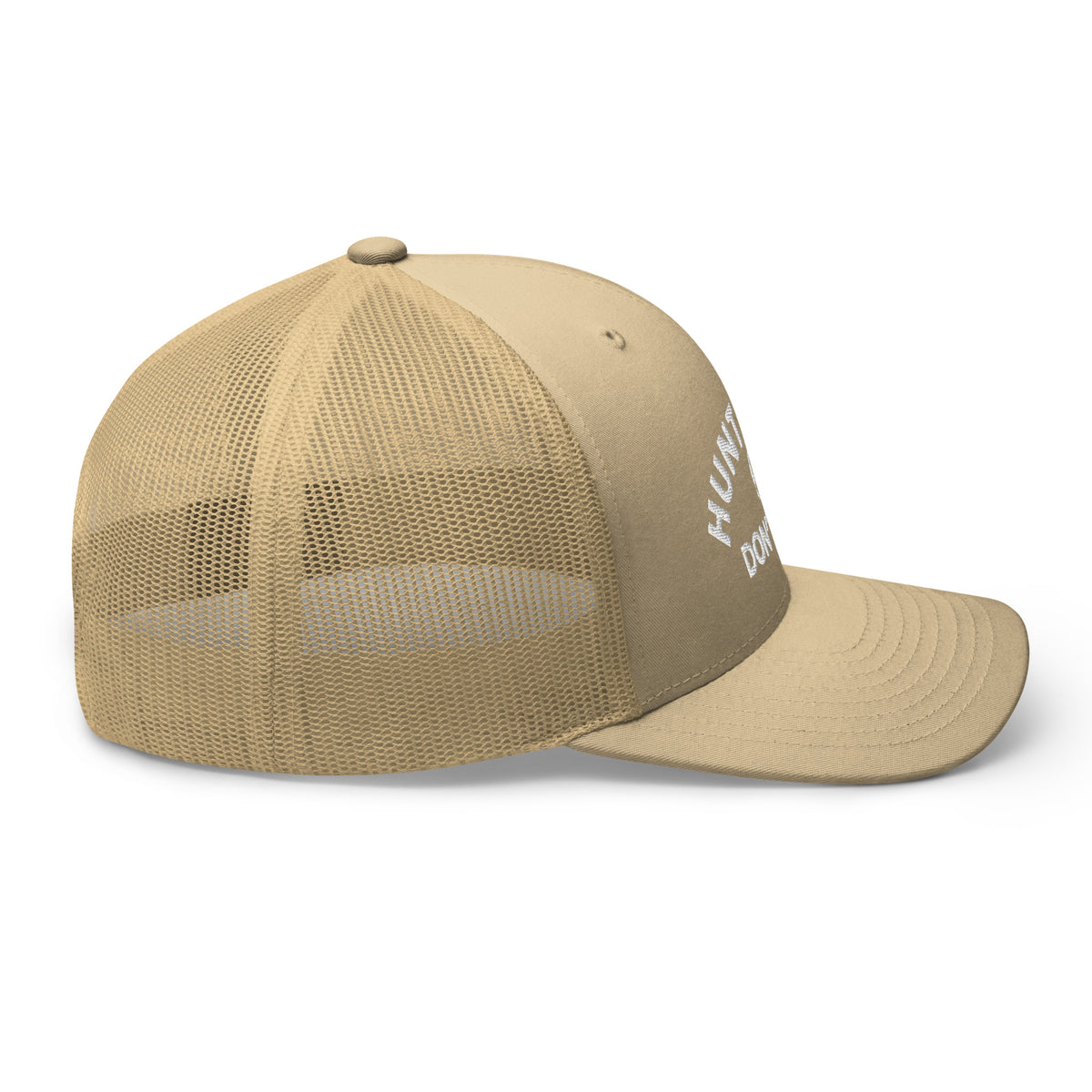 Hunt Good, Don't Suck Trucker Cap - White Thread