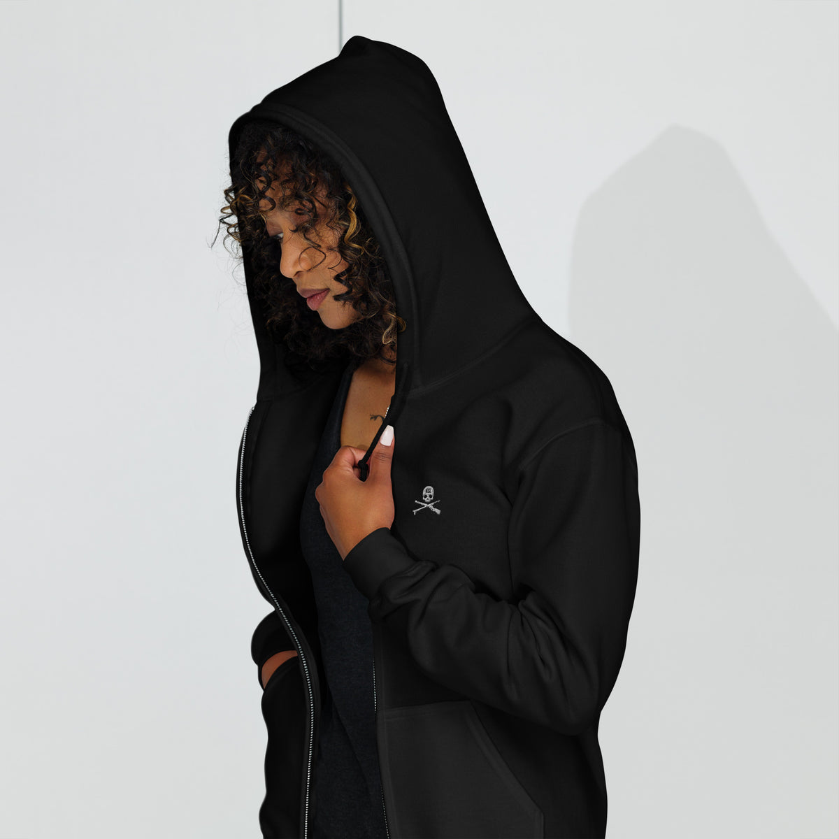 Unisex KSL Skull Heavy Blend Zip Hoodie