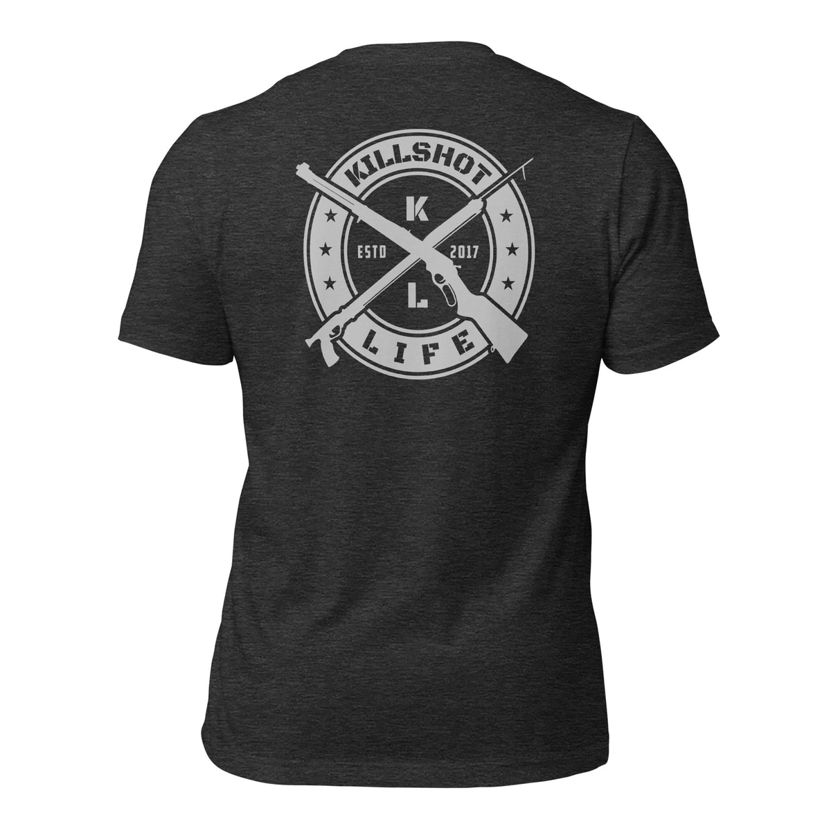 Shot Not Bought Unisex T-Shirt - Antler Crest (Silver Print)