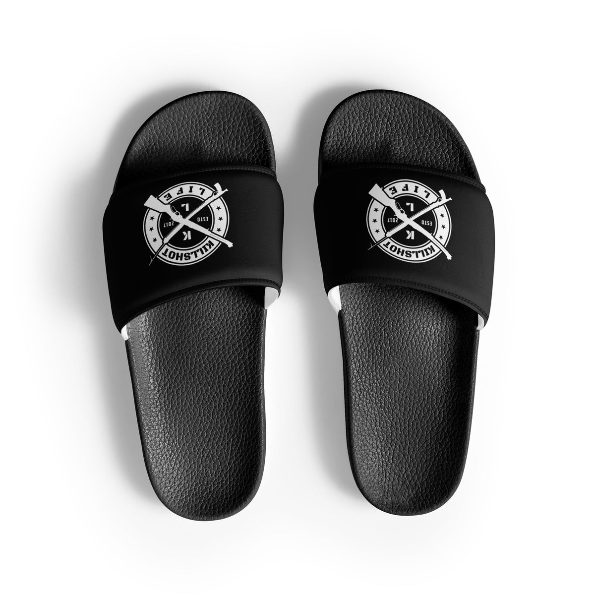 Women's KILLSHOT Slides - White Logo