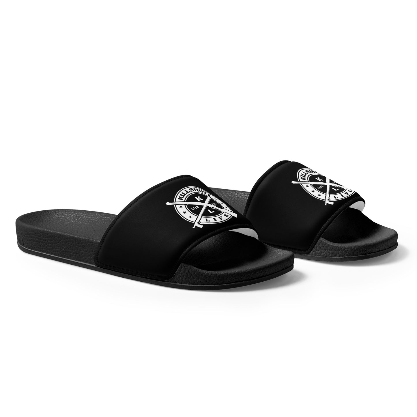 Women's KILLSHOT Slides - White Logo