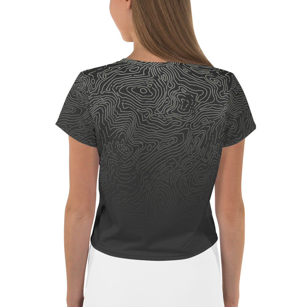 Women's Dark Topo Crop T-Shirt