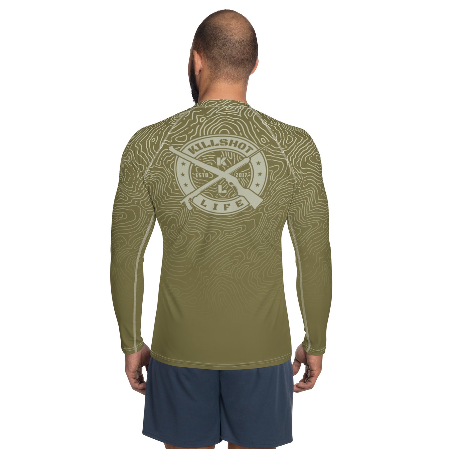 Men's Desert Tan Topo Rashguard