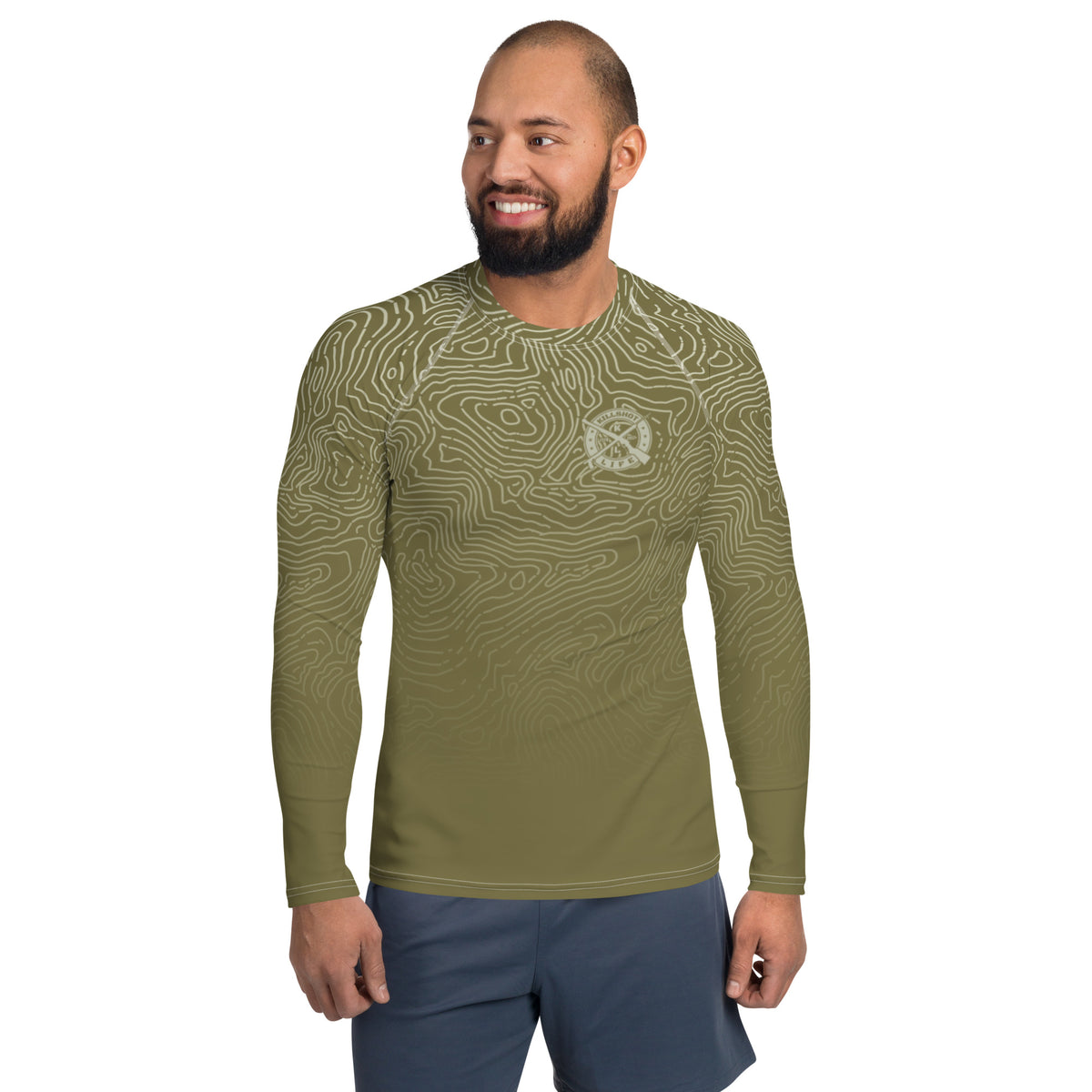 Men's Desert Tan Topo Rashguard